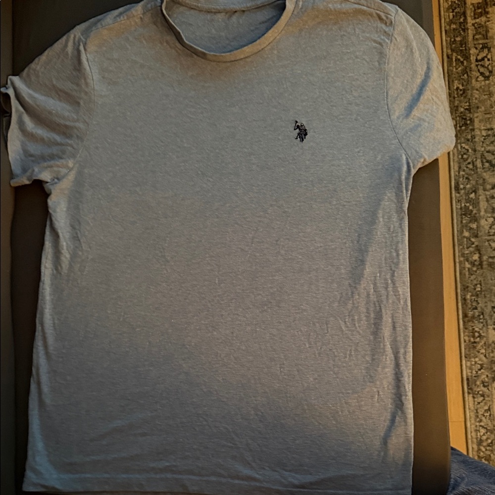 U.S. Polo Assn. Light Gray Short Sleeve Tee
